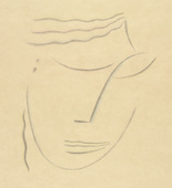 Alexei Jawlensky. Head III (Kopf III) from the portfolio Heads (Köpfe). (1922)