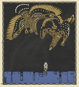 Carl Otto Czeschka. Untitled from Die Nibelungen (The Nibelungs). (1920)