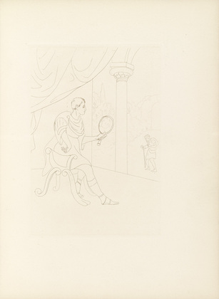 Othon Coubine (or Otakar Kubin). Untitled (plate, folio 7) from Ten Sonnets. 1924