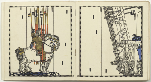 Carl Otto Czeschka. Untitled from Die Nibelungen (The Nibelungs). (1920)