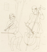 Othon Coubine (or Otakar Kubin). Untitled (plate, folio 8) from Ten Sonnets. 1924