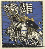 Carl Otto Czeschka. Untitled from Die Nibelungen (The Nibelungs). (1920)