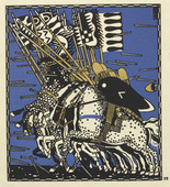 Carl Otto Czeschka. Untitled from Die Nibelungen (The Nibelungs). (1920)