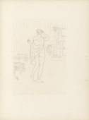 Othon Coubine (or Otakar Kubin). Untitled (plate, folio 11) from Ten Sonnets. 1924