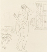 Othon Coubine (or Otakar Kubin). Untitled (plate, folio 11) from Ten Sonnets. 1924