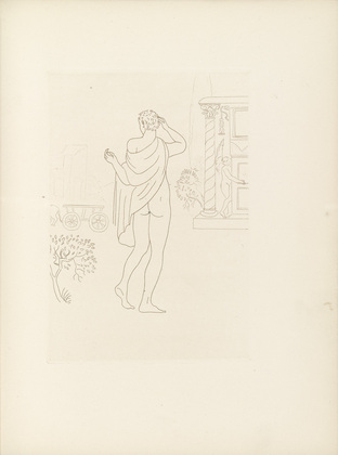 Othon Coubine (or Otakar Kubin). Untitled (plate, folio 11) from Ten Sonnets. 1924