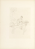 Othon Coubine (or Otakar Kubin). Untitled (plate, folio 12) from Ten Sonnets. 1924