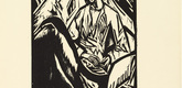 Erich Heckel. Sick Girl (Krankes Mädchen) (plate 19) from the illustrated book Deutsche Graphiker der Gegenwart (German Printmakers of Our Time). 1920 (print executed 1913)