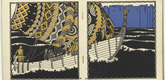 Carl Otto Czeschka. Untitled from Die Nibelungen (The Nibelungs). (1920)