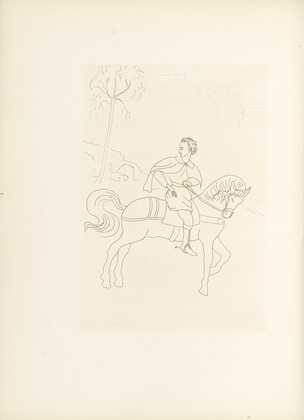 Othon Coubine (or Otakar Kubin). Untitled (plate, folio 12) from Ten Sonnets. 1924