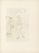 Othon Coubine (or Otakar Kubin). Untitled (plate, folio 15) from Ten Sonnets. 1924