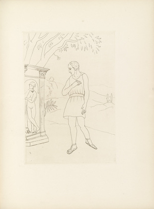 Othon Coubine (or Otakar Kubin). Untitled (plate, folio 15) from Ten Sonnets. 1924