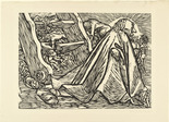Ernst Barlach. The Divine Beggar (Der göttliche Bettler) from The Transformations of God (Die Wandlungen Gottes). (1922, executed 1920-21)