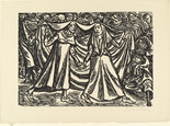 Ernst Barlach. Dance of Death II (Totentanz II) from The Transformations of God (Die Wandlungen Gottes). (1922, executed 1920-21)