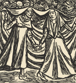 Ernst Barlach. Dance of Death II (Totentanz II) from The Transformations of God (Die Wandlungen Gottes). (1922, executed 1920-21)