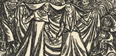 Ernst Barlach. Dance of Death II (Totentanz II) from The Transformations of God (Die Wandlungen Gottes). (1922, executed 1920-21)