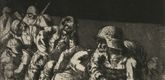 Otto Dix. Resting Company (Ruhende Kompanie) from The War (Der Krieg). (1924)