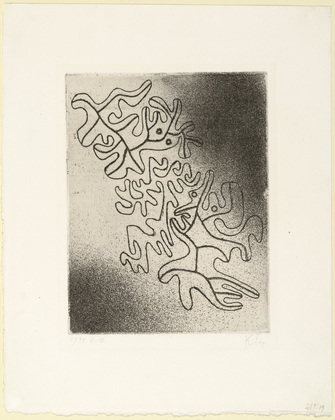 Paul Klee. Never Ending (Nicht endend) from the deluxe edition of the book Paul Klee by Will Grohmann. 1930 (published 1933)