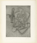 Paul Klee. The Approximate Man (L'Homme approximatif) from the deluxe edition of the book L'Homme approximatif by Tristan Tzara. 1931
