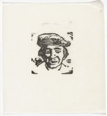 Emil Orlik. Small Head (Kleiner Kopf) from Small Woodcuts (Kleine Holzschnitte). 1920 (prints executed 1896-1899)