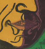 Ernst Ludwig Kirchner. Head of Dr. Bauer (Kopf Dr. Bauer). (1933)