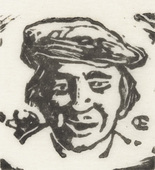 Emil Orlik. Small Head (Kleiner Kopf) from Small Woodcuts (Kleine Holzschnitte). 1920 (prints executed 1896-1899)