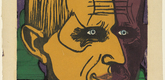 Ernst Ludwig Kirchner. Head of Dr. Bauer (Kopf Dr. Bauer). (1933)