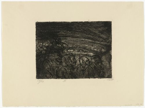 Otto Dix. The Second Company Will Be Relieved Tonight (Die II. Kompanie wird heute Nacht abgelöst) from The War (Der Krieg). (1924)