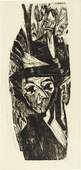 Ernst Ludwig Kirchner. Portrait of Marie-Luise Binswanger (Portrait Frau Marie-Luise Binswanger). 1917
