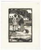 Emil Orlik. On the Way (Unterwegs) from Small Woodcuts (Kleine Holzschnitte). 1920 (prints executed 1896-1899)