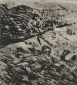 Otto Dix. Buried Alive (January 1916, Champagne) [Verschüttete (Januar 1916, Champagne)]  from The War (Der Krieg). (1924)