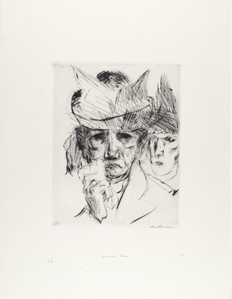 Max Beckmann. Weeping Woman (Weinende Frau). (1914, published 1918)