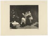 Otto Dix. Sailors in Antwerp (Matrosen in Antwerpen) from The War (Der Krieg). (1924)