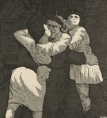Otto Dix. Sailors in Antwerp (Matrosen in Antwerpen) from The War (Der Krieg). (1924)