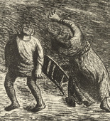 Ernst Barlach. The Invisible 2 (Das Unsichtbare 2) from The Dead Day (Der Tote Tag). 1910-11, published 1912