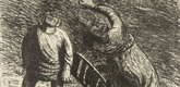 Ernst Barlach. The Invisible 2 (Das Unsichtbare 2) from The Dead Day (Der Tote Tag). 1910-11, published 1912