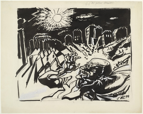 Ludwig Meidner. O Moon Above So Clear! 1912