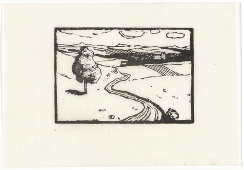 Emil Orlik. Landscape II (Landschaft II) from Small Woodcuts (Kleine Holzschnitte). 1920 (prints executed 1896-1899)