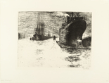 Emil Nolde. Hamburg, Reiherstiegdock. (1910)