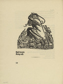 Ernst Barlach. The Whip (Die Peitsche) (in-text plate, page 18) from Der Kopf (The Head). 1919