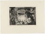 Otto Dix. Foxhole (Unterstand) from The War (Der Krieg). (1924)