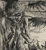 Otto Dix. Foxhole (Unterstand) from The War (Der Krieg). (1924)