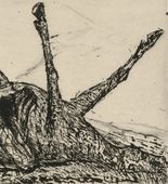 Otto Dix. Horse Cadaver (Pferdekadaver) from The War (Der Krieg). (1924)