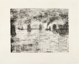 Emil Nolde. Hamburg, Mild Atmosphere (Hamburg, milde Stimmung). (1910)