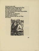Ernst Barlach. Russian Beggar Woman (Russische Bettlerin) (in-text plate, page 23) from Der Kopf (The Head). 1919