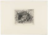 Otto Dix. Relay Post (Autumn Battle in Champagne) [Relaisposten, (Herbstschlacht in der Champagne)] from The War (Der Krieg). (1924)