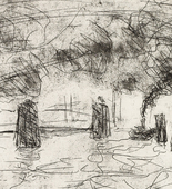 Emil Nolde. Hamburg, Mild Atmosphere (Hamburg, milde Stimmung). (1910)