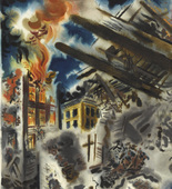 George Grosz. Punishment (Strafe). (1934)