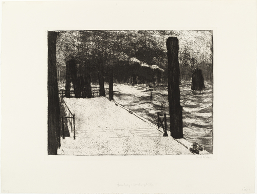 Emil Nolde. Hamburg, Pier (Hamburg, Landungsbrücke). (1910)