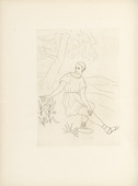 Othon Coubine (or Otakar Kubin). Untitled (plate, folio 16) from Ten Sonnets. 1924
